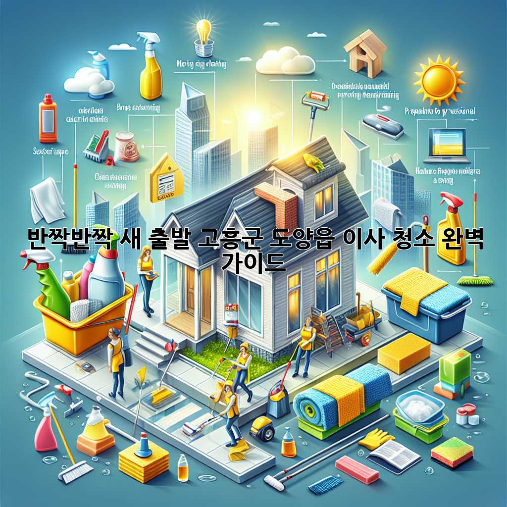 ✨ 반짝반짝 새 출발! 고흥군 도양읍 이사 청소 완벽 가이드 🏡