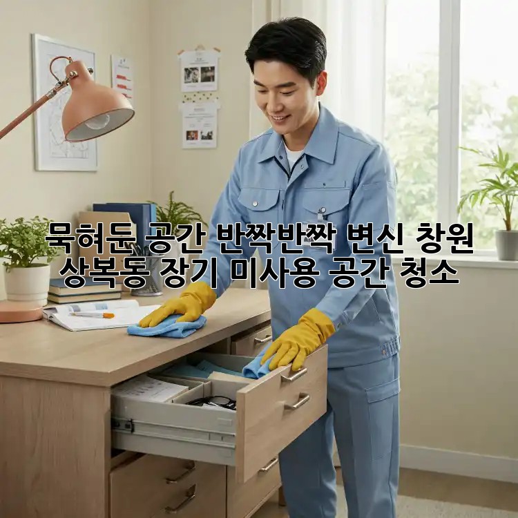 묵혀둔 공간, ✨반짝반짝✨ 변신! #창원 #상복동 장기 미사용 공간 청소🧹