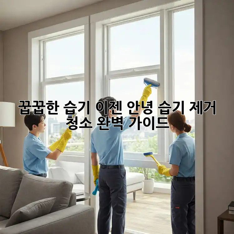 꿉꿉한 습기, 이젠 안녕! 습기 제거 청소 완벽 가이드